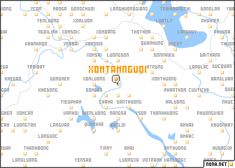 map of Xóm Tám Người