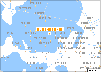 map of Xóm Tân Thành