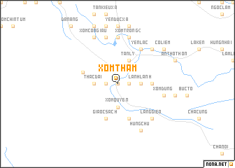 map of Xóm Thăm
