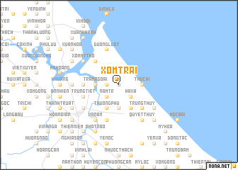 map of Xóm Trai