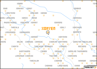 map of Xóm Yến