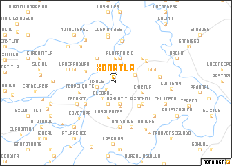 map of Xonatla