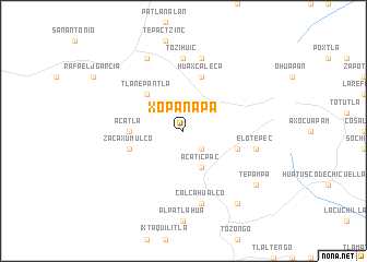 map of Xopanapa