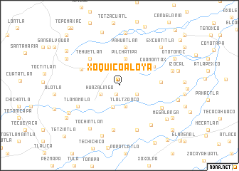 map of Xoquicoaloya