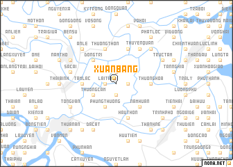 map of Xuân Bảng
