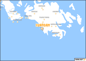 map of Xuân Ðàm