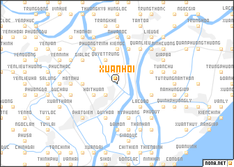 map of Xuân Hồi