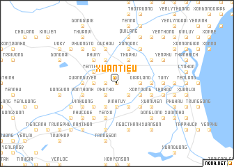map of Xuân Tiêu