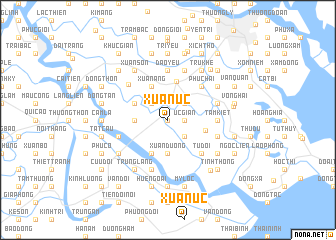 map of Xuân Úc