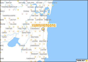 map of Xuân Viên Ðông