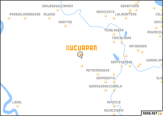 map of Xucuapan