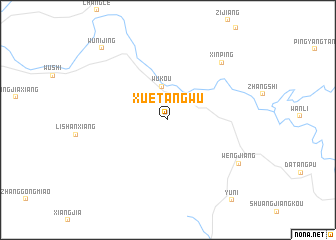 map of Xuetangwu