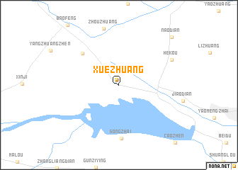 map of Xuezhuang