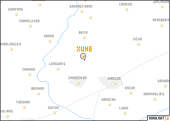 map of Xuhe