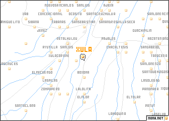 map of Xulá