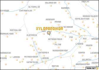 map of Xylopároikon