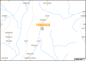 map of Yabango