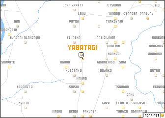 map of Yabatagi