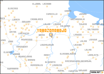 map of Yabazón Abajo