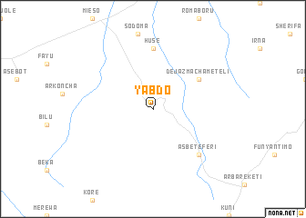 map of Yabdo