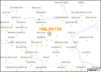 map of Yablanitsa