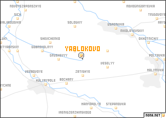 map of Yablokovo