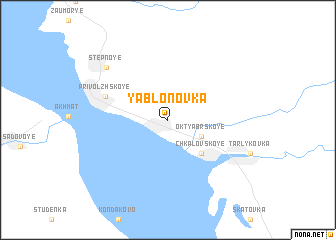 map of Yablonovka