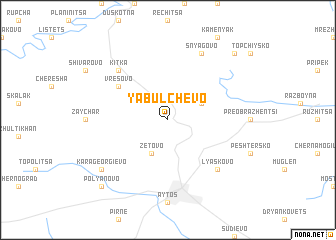 map of Yabŭlchevo