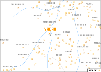 map of Yacán