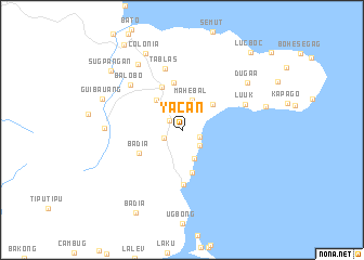 map of Yacan