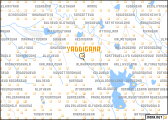 map of Yaddigama