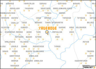 map of Yadebode