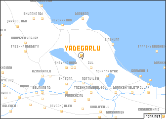 map of Yādegārlū