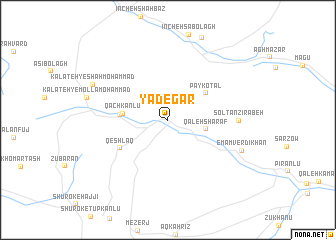 map of Yādegār