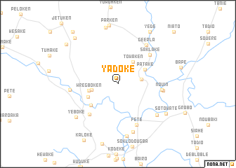 map of Yadoke