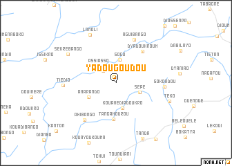 map of Yadougoudou