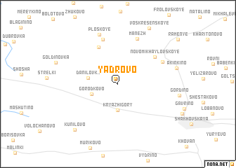 map of Yadrovo