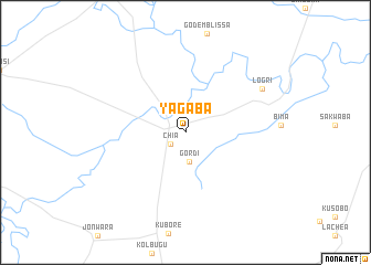 map of Yagaba
