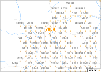 map of Yaga