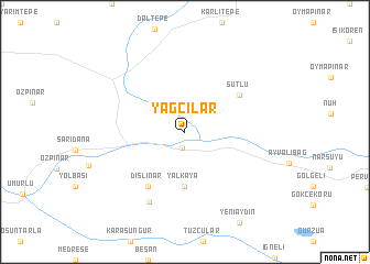 map of Yağcılar