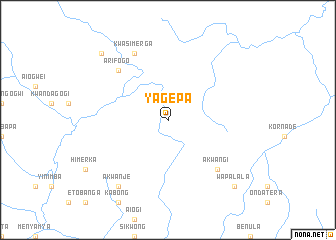 map of Yagepa