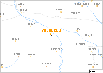 map of Yağmurlu