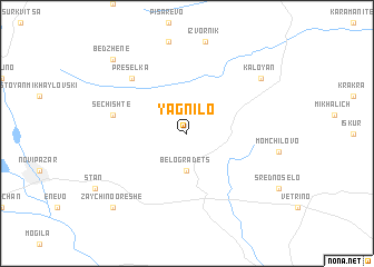map of Yagnilo