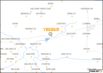 map of Yagodin