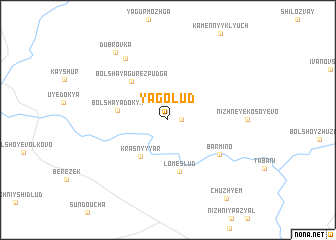 map of Yagolud