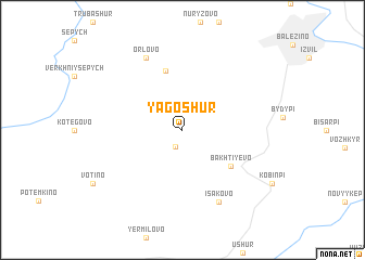 map of Yagoshur