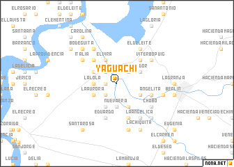 map of Yaguachi