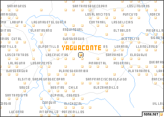 map of Yaguaconte