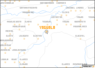 map of Yaguala