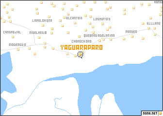 map of Yaguaraparo